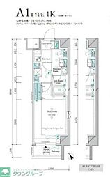 京成押上線 四ツ木駅 徒歩7分の賃貸マンション 3階1Kの間取り