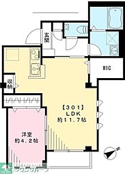 ＵＲＢＡＮ　ＭＡＩＳＯＮ　千寿 3階1LDKの間取り