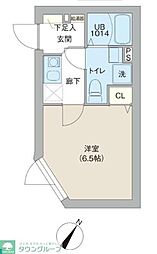レピュア三ノ輪レジデンスII 3階1Kの間取り