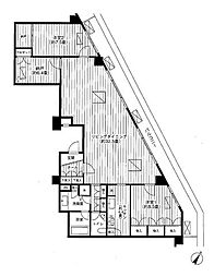 ヒューリック浅草一丁目 5階2SLDKの間取り