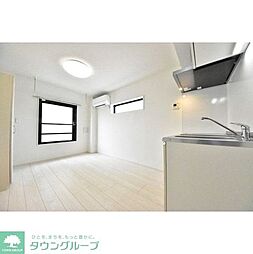 プランドール北千住 5階ワンルームのリビング/ダイニング