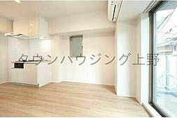 デュオフラッツ上野松が谷 8階1DKのリビング/ダイニング