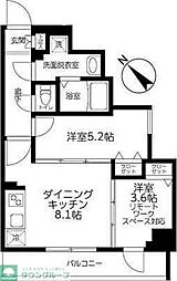 アイル　プレミアム東京押上ノース 7階2DKの間取り