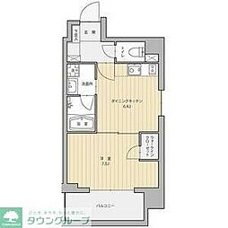 コレット春日 5階1DKの間取り