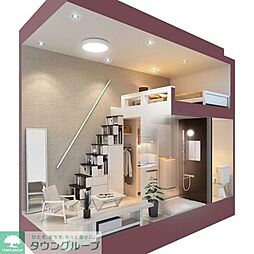 A-CUBE 1階ワンルームのリビング/ダイニング