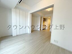 JR山手線 上野駅 徒歩9分の賃貸マンション 13階1LDKのリビング/ダイニング