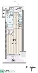 エスティメゾン錦糸町2 1Kの間取図画像