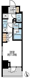プライマル浅草言問通 1Kの間取図画像