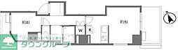 アリカ曳舟2 ワンルームの間取図画像