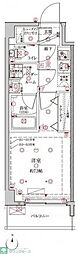 クレイシア板橋本町 1Kの間取図画像