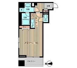 プレミアステージ内神田 ワンルームの間取図画像
