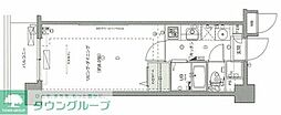 セジョリノース東京 1Kの間取図画像