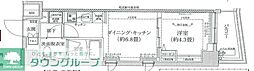 アイルプレミアム木場 1DKの間取図画像