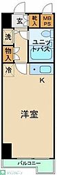 ノバ浅草 ワンルームの間取図画像