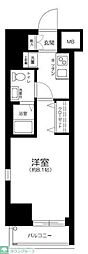 グランスタイル浅草 1Kの間取図画像