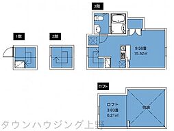 FAIR町屋2 1Kの間取図画像