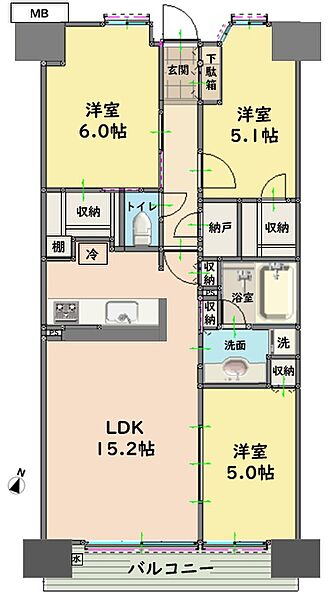 apartment 埼玉県越谷市越ヶ谷本町5-24