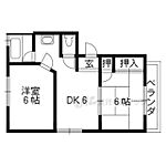 枚方市桜丘町 2階建 築31年のイメージ