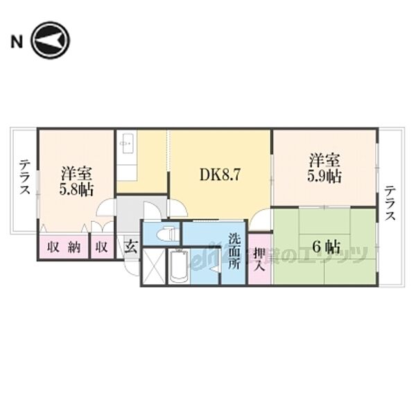 同じ建物の物件間取り写真 - ID:229008929117