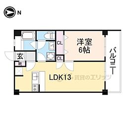 アルファグランデ 5階1LDKの間取り