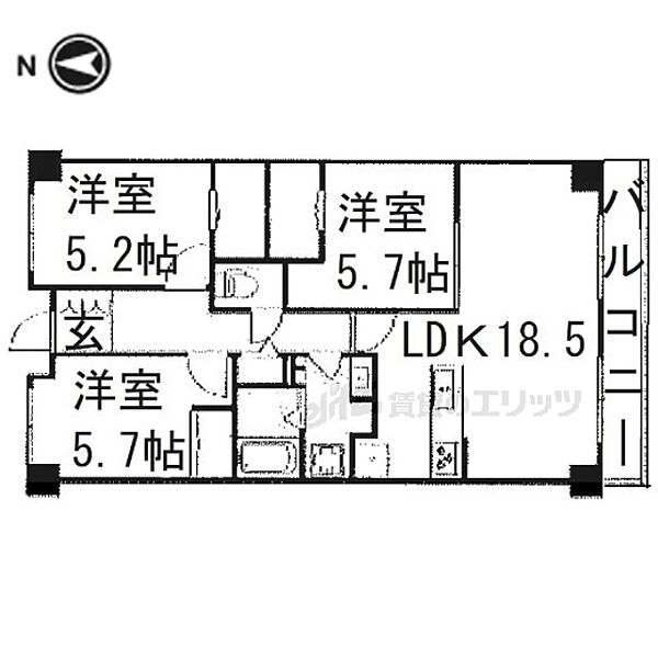 同じ建物の物件間取り写真 - ID:227081207364