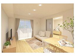 サクラ・メゾン　イースト 201 2階2LDKのリビング/ダイニング