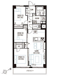 間取図画像 3LDK