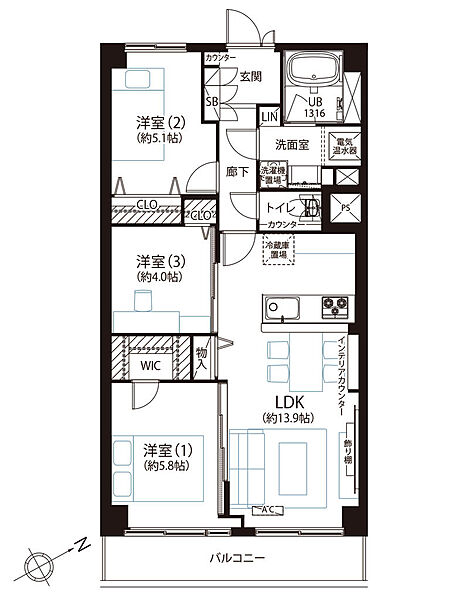 間取り：311002072784