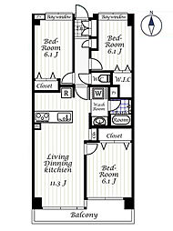 間取図画像 3LDK