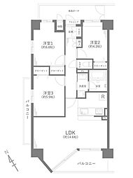 間取図画像 3LDK