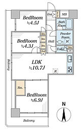 間取図画像 3LDK