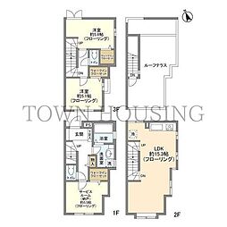 セボン恵比寿 1階2SLDKの間取り