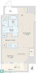 ＨＩＲＯＯ　ＶＩＬＬＡＧＥ 5階1LDKの間取り