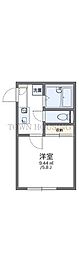 東急田園都市線 三軒茶屋駅 徒歩14分の賃貸アパート 1階1Kの間取り