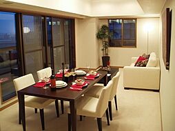 JR山手線 恵比寿駅 徒歩10分の賃貸マンション 4階1Kのリビング/ダイニング