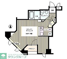 K's麹町 ワンルームの間取図画像