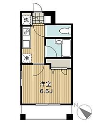 OLIO池尻大橋 1Kの間取図画像