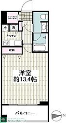コンシェリア西新宿タワーズウエスト 1Kの間取図画像