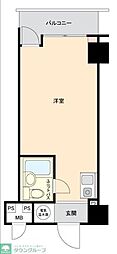 ニューライフ恵比寿 ワンルームの間取図画像