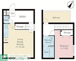 世田谷区下馬5丁目マンション 1LDKの間取図画像