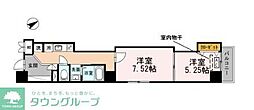 レジデンス大森 2Kの間取図画像
