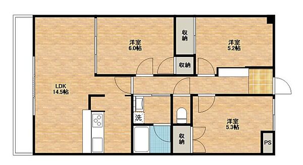 同じ建物の物件間取り写真 - ID:209005657379