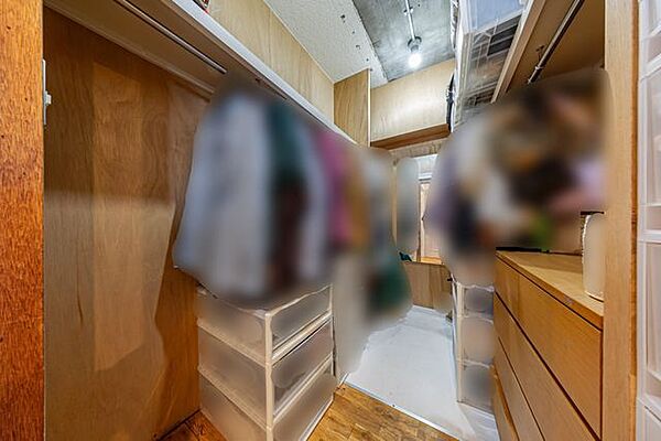 室内にはWICを備え、衣類やバッグ、季節用品などをすっきり収納できます。