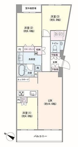新規リノベーション済のお部屋です。（令和8年8月）