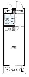 日興パレス西荻窪PARTIII ワンルームの間取り