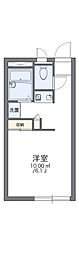 レオパレスカゴハラ 1Kの間取図画像