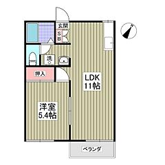 物件の間取り