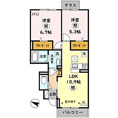 物件の間取り
