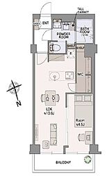 間取図画像 1LDK