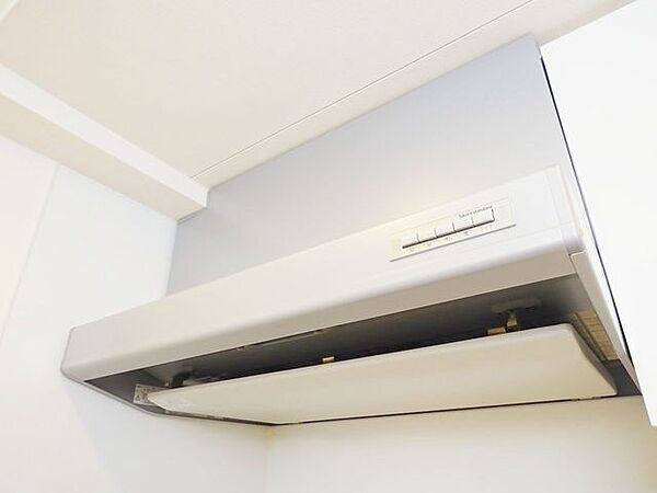 キッチンには大きな換気扇を設置しているため、普段のお料理で起きる気になるニオイの対策はバッチリです。焼き物や揚げ物でも気にせずお料理できるのは便利です。